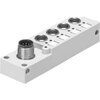 Multi-pin plug distributor NEDU-L4R1-M8G3L-M12G8 574586
